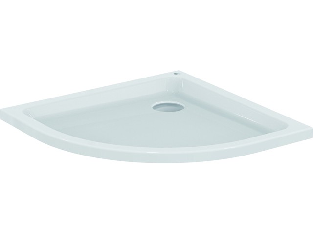 Ideal Standard Viertelkreis-Brausewanne Hotline Neu B:800, T:800, H:80mm, Weiß K277901 K277901 von Ideal Standard