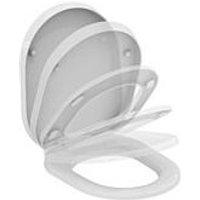 Ideal Standard - Tonic WC-Sitz K706101 weiss, Softclosing-Scharniere Edelstahl von Ideal Standard