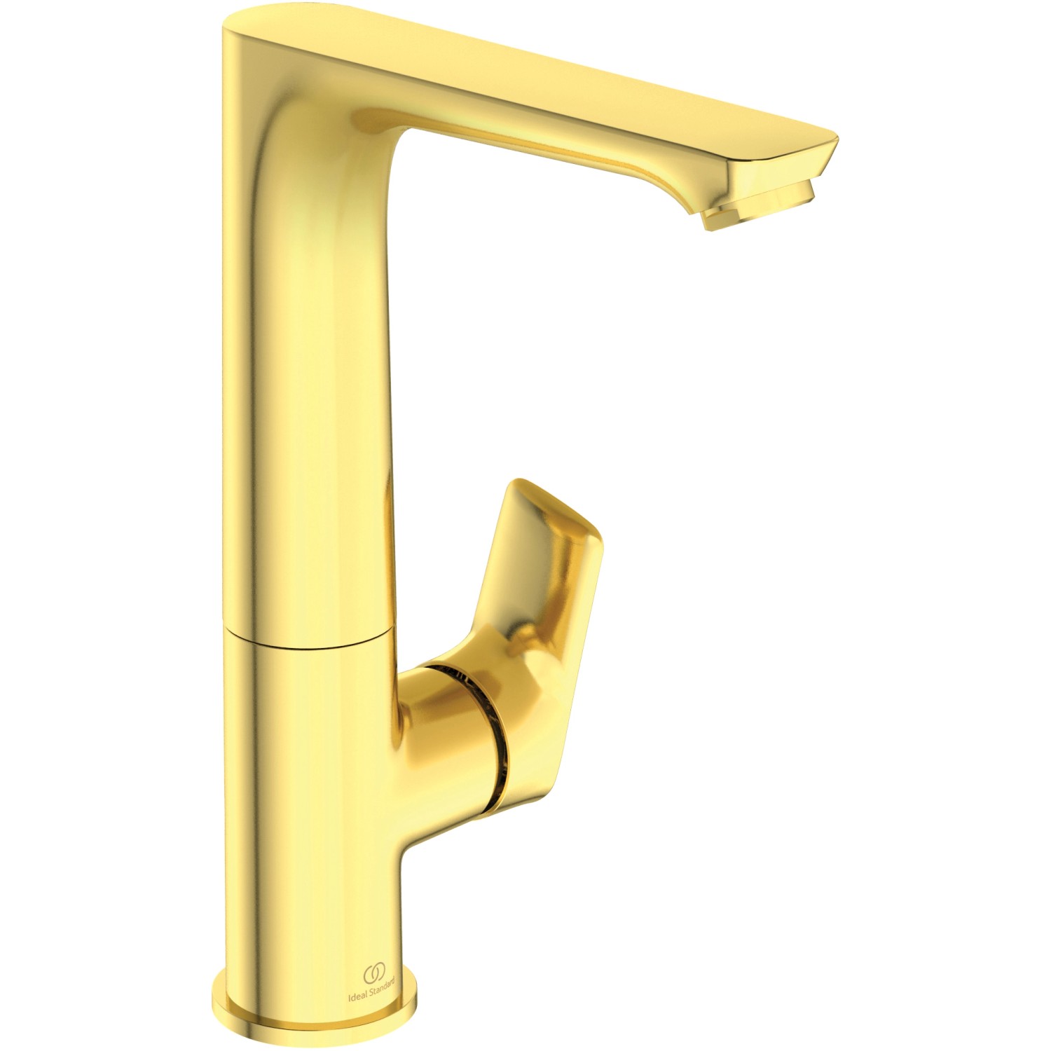 Ideal Standard WT-Armatur Connect Air mit hohem Auslauf o. Ablaufg. Brushed Gold von Ideal Standard