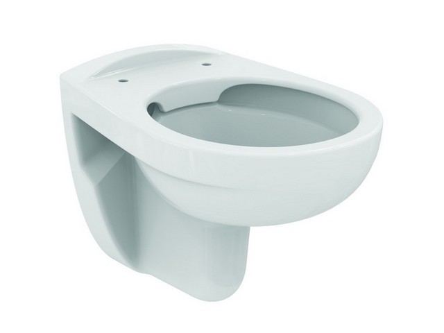 Ideal Standard Wand-T-WC EUROVIT, o.Spülrand, 360x530x350mm, Weiß, K284401 K284401 von Ideal Standard