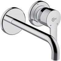 Ideal Standard Wand-Waschtisch-Armatur ConnectBlue, Bausatz2, 2 Rosetten d: 83mm, Ausld.204mm, Chrom Ideal Standard Wand-Waschtisch-Armatur ConnectBlue, Bausatz2, 2 Rosetten d: 83mm, Ausld.204mm, Chrom von Ideal Standard