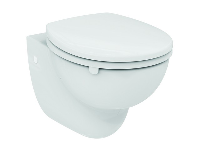 Ideal Standard Wandtiefspül-WC CONTOUR 21 Plus, randlos, SmartGuard, 360x520x365mm, Weiß, E1537HY E1537HY von Ideal Standard