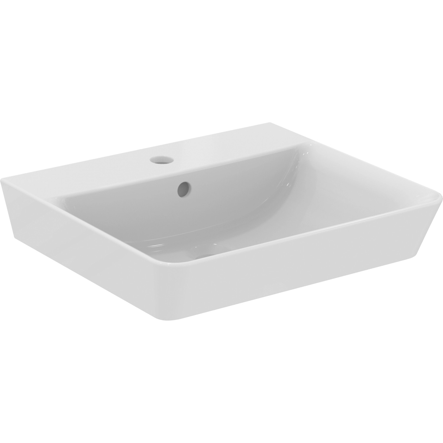 Ideal Standard Waschtisch Connect Air 50 cm 1 Hahnloch mit Überlauf Weiß Ideal Standard Waschtisch Connect Air 50 cm 1 Hahnloch mit Überlauf Weiß von Ideal Standard