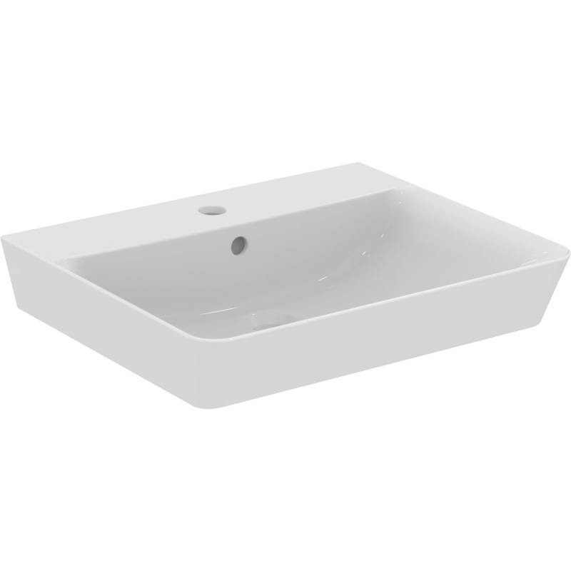 Ideal Standard Waschtisch Connect Air 55x46 cm 1 Hahnloch m.Übl. Weiß Ideal Plus von Ideal Standard