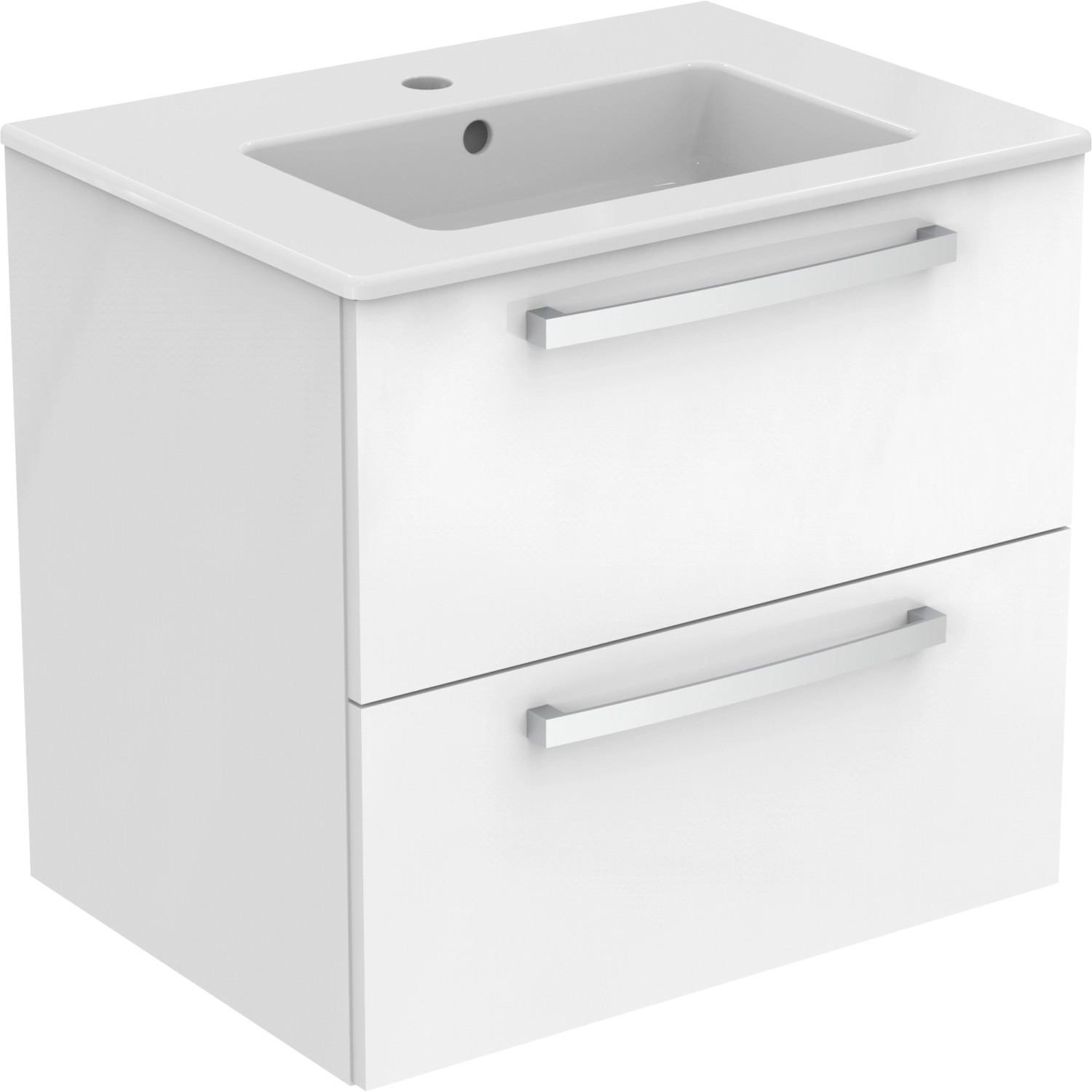 Ideal Standard Einzelwaschtisch Eurovit Plus 50 cm Weiß mit Softclose von Ideal Standard