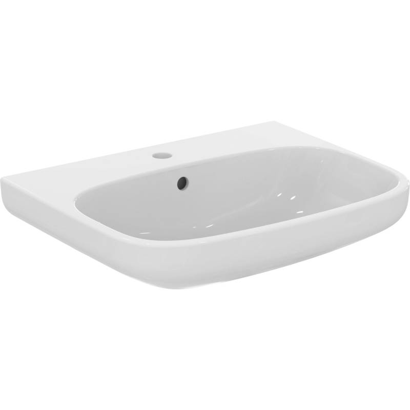 Ideal Standard Waschtisch i.life A 60x48 cm 1 Hahnloch mit Überlauf Weiß von Ideal Standard