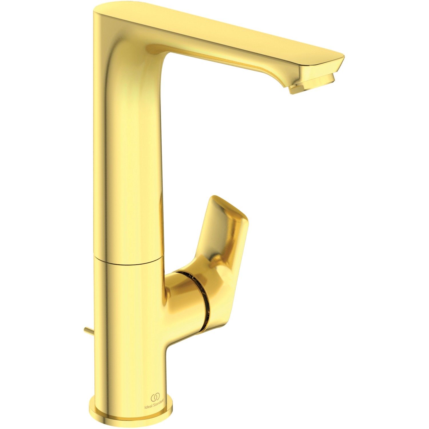 Ideal Standard Waschtischarmatur Connect Air mit hohem Auslauf Brushed Gold von Ideal Standard