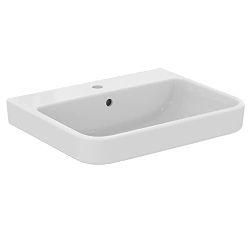 Ideal Standard i.Life B Waschbecken, 60 cm, 1 Hahnloch, T460701, Weiß von Ideal Standard