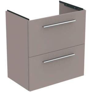 Ideal Standard i.life S Waschtisch-Unterschrank, 2 Auszüge, 600x375x630mm, T5293, Farbe: Greige von Ideal Standard