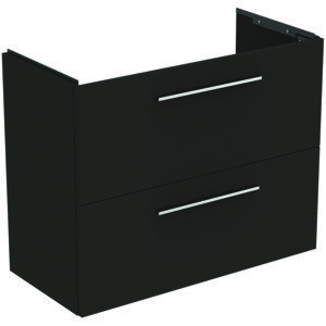 Ideal Standard i.life S Waschtisch-Unterschrank, 2 Auszüge, 800x375x630mm, T5295, Farbe: Carbongrau von Ideal Standard