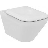 Ideal Standard - Tonic ii Wand-WC-Becken 355 x 560 x 350 mm, AquaBlade, Ideal Plus + Softclose-Sitz, weiß (K3158MA) von Ideal Standard