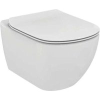 Ideal Standard - Wand-WC ohne Rand + WC-Deckel Soft Close, Weiß (TesiRimless) von Ideal Standard