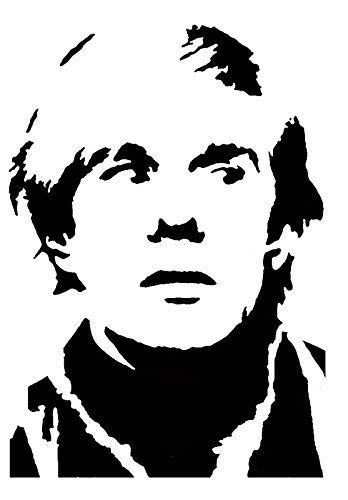 Andy Warhol Schablone | Kultig Pop-Art Bild Startseite-Wand-Dekor & Kunst Schablone | Farbe Maßgeschneidert Artikel und Hinzufügen Gemalt Vollendet zu Wände, Stoffe, Möbel und Vieles Mehr von Ideal Stencils