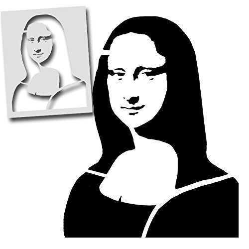 Mona Lisa Leonardo da Vinci Schablone Wand Malen Schablone Farbe Maßgeschneidert Oberflächen zu Viele Artikel/Oberflächen Heim Dekoration Kunst Handwerk Dekorieren Wiederverwendbar von Ideal Stencils