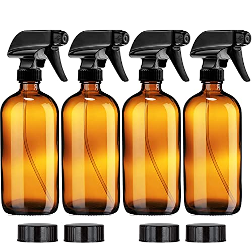 Ideal Swan 4 X 500ml Leere Sprühflasche Glas Braunglas Sprühflaschen Leer für Pflanze Blumen Garten Friseursalon mit Sprühkopf Ideal Swan 4 X 500ml Leere Sprühflasche Glas Braunglas Sprühflaschen Leer für Pflanze Blumen Garten Friseursalon mit Sprühkopf von Ideal Swan