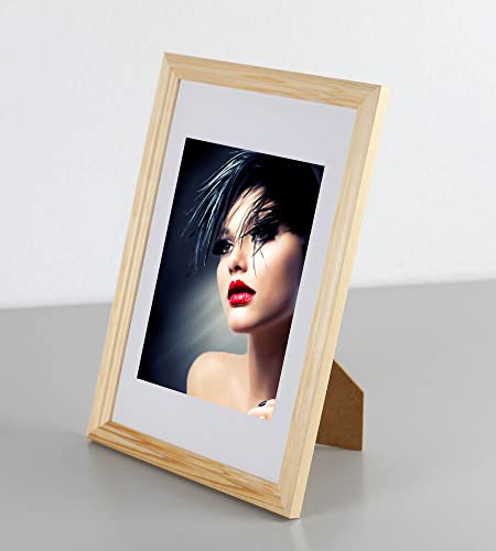 IDEAL TREND Artos Holz Bilderrahmen Acrylglas Plexi Lifestyle Foto Rahmen Collage Wanddeko Poster: Farbe: Natur | Format: 20x30 von IDEAL TREND