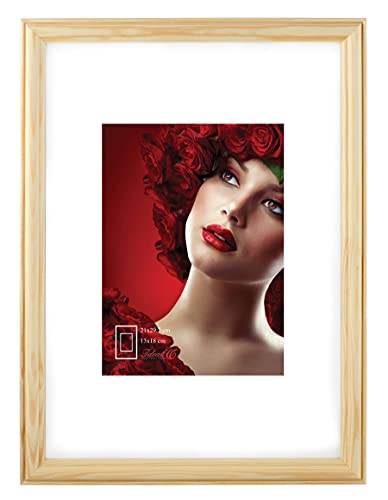 IDEAL TREND Leano Holz Bilderrahmen Wanddeko Collage Poster Foto Rahmen S190: Farbe: Natur | Format: 30x40 von IDEAL TREND