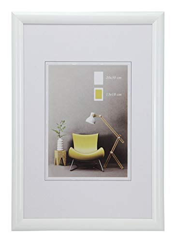 IDEAL TREND Studio Line Kunststoff Bilderrahmen Wanddeko Collage Poster Foto Rahmen: Farbe: Weiß | Format: 21x29,7 (DIN A4) von IDEAL TREND