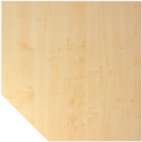 Hammerbacher Verkettungsplatte für Schreibtisch mit Memoryschalter, Trapezform, BxT 1.200 x 1.200 mm, weiß von Hammerbacher