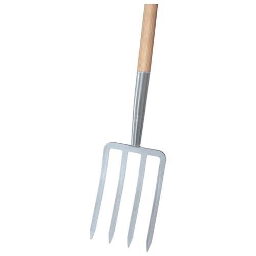 Ideal Spatengabel mit 4 Zinken/T-Stiel in Silber, Silber/Beige, 16.5 x 4 x 116.5 cm Ideal Spatengabel mit 4 Zinken/T-Stiel in Silber, Silber/Beige, 16.5 x 4 x 116.5 cm von IDEAL