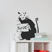 Banksy Ratte Mylar Schablone You Lie Graffiti Art Banksy Ratte Mylar Schablone You Lie Graffiti Art von IdealStencils