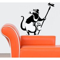 Banksy Ratte Schablone Graffiti Dekoration von IdealStencils