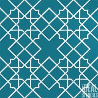 Boden Fliesen Schablone Wiederverwendbare Mylar Schablone Boden Fliesen Schablone Wiederverwendbare Mylar Schablone von IdealStencils