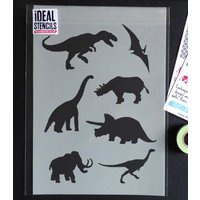 Dinosaurier Schablone Mylar Craft & Decor, Mehrere Motive Dinosaurier Schablone Mylar Craft & Decor, Mehrere Motive von IdealStencils