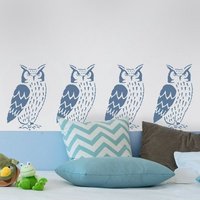 Eulen Schablone Wiederverwendbare Mylar Folie Für Wände, Möbel, Stoffe von IdealStencils