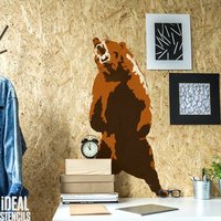 Grizzly Bär Schablone Zweischichtige Tierkunst Für Wände & Möbel Grizzly Bär Schablone Zweischichtige Tierkunst Für Wände & Möbel von IdealStencils
