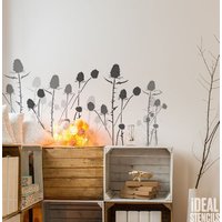 Highland Distle Stencil Wiederverwendbare Wohnkultur Wandkunst Highland Distle Stencil Wiederverwendbare Wohnkultur Wandkunst von IdealStencils