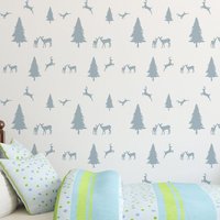 Hirsch & Wald Rapportschablone Wiederverwendbare Mylar-Schablone Hirsch & Wald Rapportschablone Wiederverwendbare Mylar-Schablone von IdealStencils