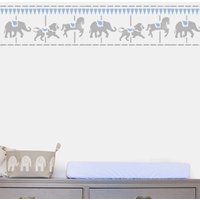 Karussell Kinderzimmer Bordüre "Merry Go Round' Wiederverwendbare Karneval Wanddekoration Karussell Kinderzimmer Bordüre "Merry Go Round' Wiederverwendbare Karneval Wanddekoration von IdealStencils