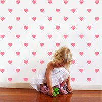 Liebes-Herz-Kinderzimmer-Wandschablone Wiederverwendbare Mylar-Wandschablone Liebes-Herz-Kinderzimmer-Wandschablone Wiederverwendbare Mylar-Wandschablone von IdealStencils