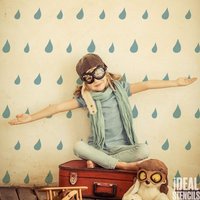 Regen Wandschablone Kinderzimmer & Home Decor Regen Wandschablone Kinderzimmer & Home Decor von IdealStencils