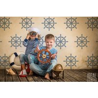 Schiffsrad Schablone Mylar Schablone Schiffsrad Schablone Mylar Schablone von IdealStencils