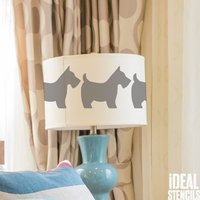 Scottie Hund Silhouette Schablone Wiederverwendbare Mylar von IdealStencils