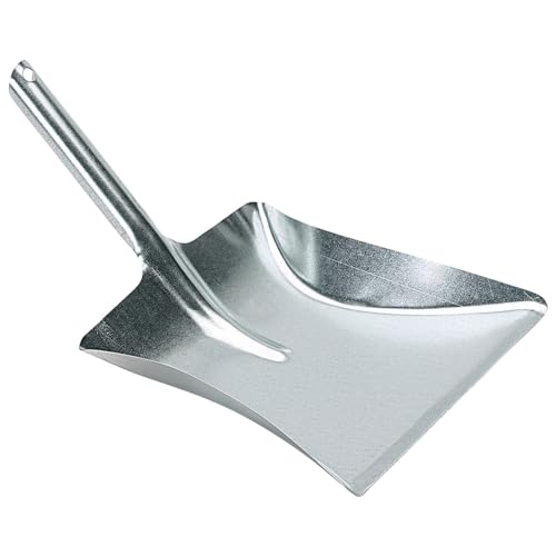 Nölle Kehrschaufel Metall 00455511 (Kehrblech Handschaufel Schmutzblech Dreckschaufel Müllschaufel) Breite: 240 mm/Material: Metall/Länge: 380 mm/Höhe: 105 mm, verzinkt mit Düllgriff von Idealclean