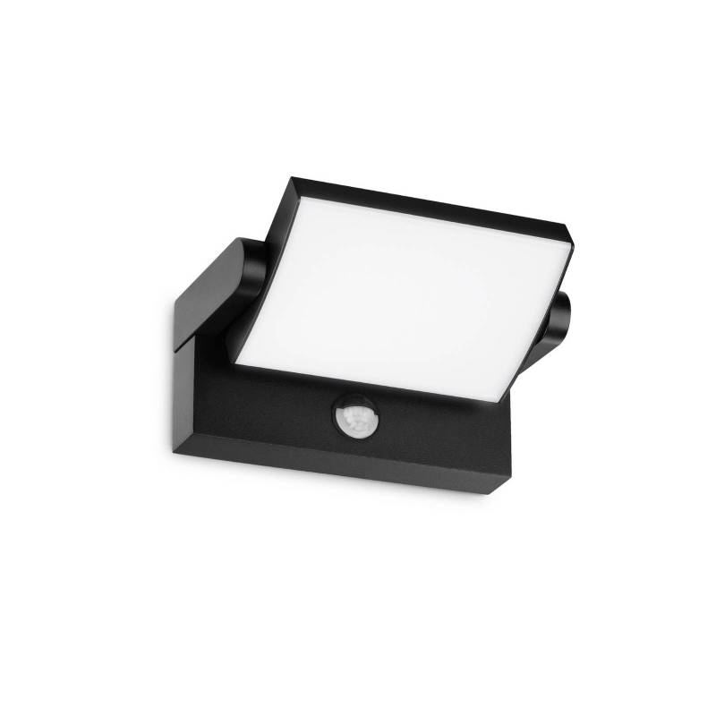 Ideal Lux LED-Außenwandleuchte Swipe Sensor, schwarz, IP54 von Ideallux