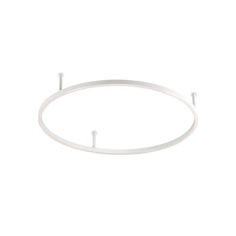 Ideal Lux LED-Deckenlampe Oracle Slim Ø 70 cm, weiß, 3.000 K von Ideallux