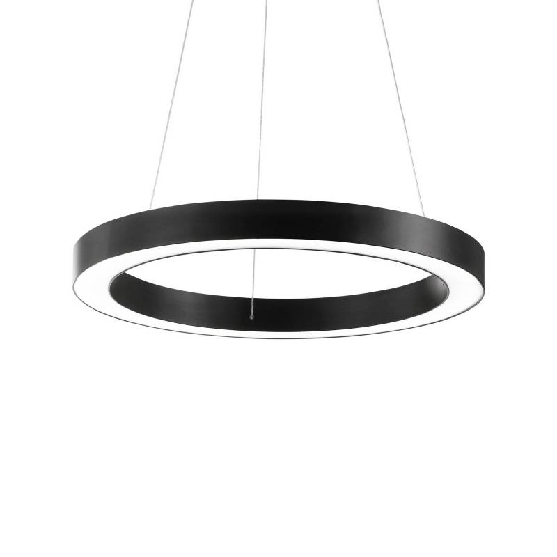 Ideal Lux LED-Hängeleuchte Oracle, Ø 70 cm, schwarz, 3.000 K von Ideallux