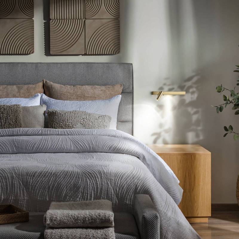 Ideal Lux LED-Wandleuchte Bonne Nuit 1, messingfarben, 22 cm von Ideallux