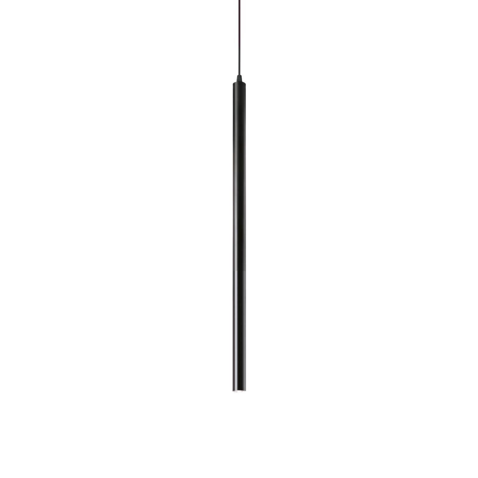 Ideal Lux Ultrathin LED-Hängelampe Ø 3cm schwarz von Ideallux