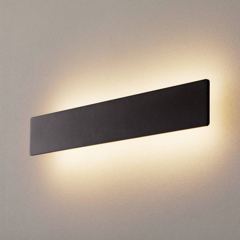 LED-Wandleuchte Zig Zag schwarz, Breite 53 cm von Ideallux