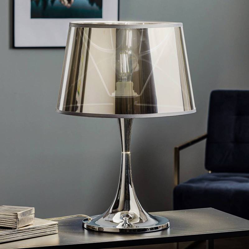 Tischleuchte London Cromo Höhe 48,5 cm von Ideallux