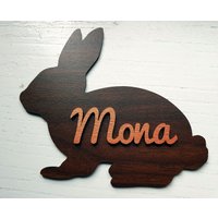 Personalisierte Holzschild Hase Form Haustier Name Farben Und Größen Personalisierte Holzschild Hase Form Haustier Name Farben Und Größen von IdeasMaterialized