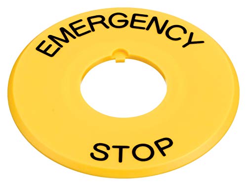 Idec HAAV-27 Bezeichnungsschild Emergency Stop, 5 Stück von Idec