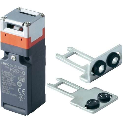 Idec HS5D-03ZRNM-SET Sicherheitsschalter 300V/AC 10A gerader Metallhebel Gebogener Rückholhebel von Idec