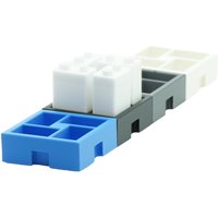 Batterie 9V Block Aufbewahrung - Schubladen Organizer Kombinierbar Mit Anderen Behältertypen Und Größen Individuell Steckbar von Idee3DShop