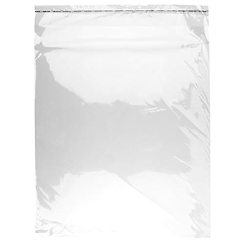 Ideen mit Herz Cellophanhüllen, 100 Stück, verschließbar, selbstklebend | Folientüten, Plastiktütchen, Cellophanbeutel (50 x 40 cm) von Ideen mit Herz